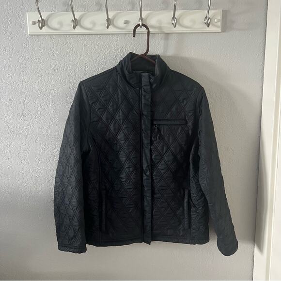 Eddie Bauer Jackets & Blazers - Eddie Bauer Black Quilted Fleece-Lined Jacket